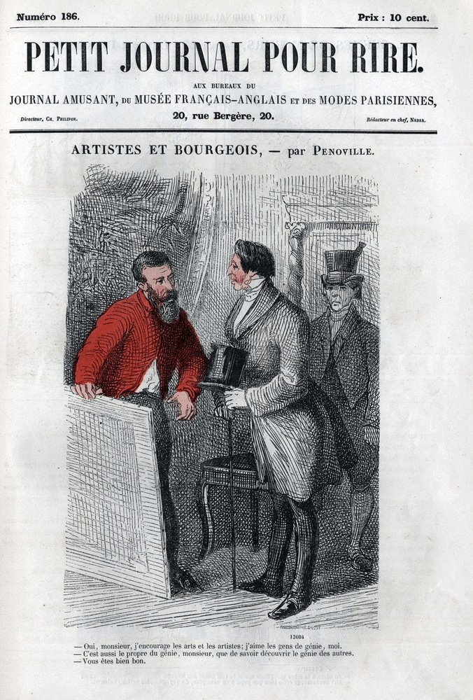 Daumier’s satirical depictions of complacent, well-fed, self-satisfied middle-class citizens match Hugo’s critique perfectly.